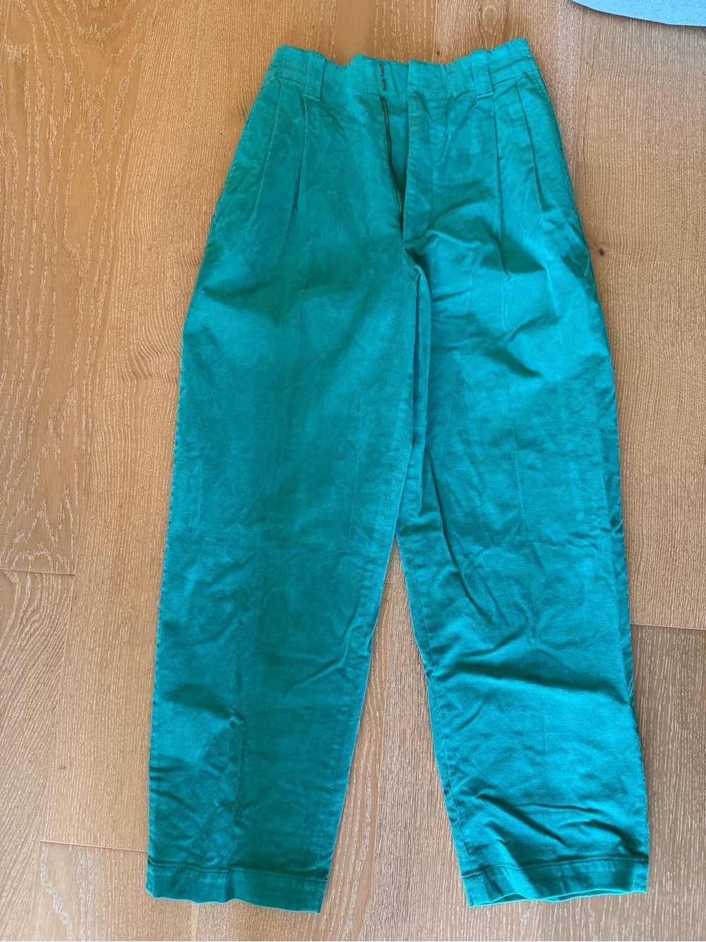 Marni Green fit  pleated Waist Pants with Branded Tag